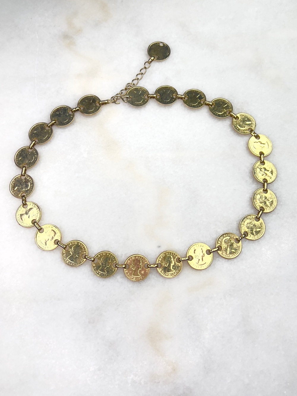 1980s Vintage Coin Belt